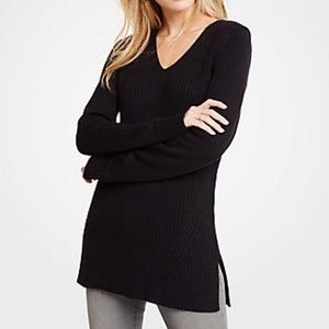 Ann Taylor Black V-Neck Sweater